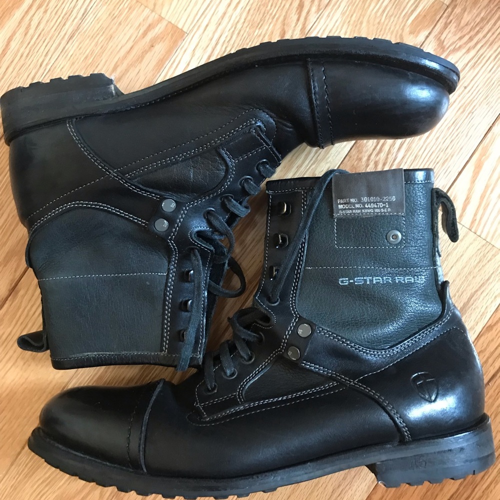 G-Star RAW leather boots